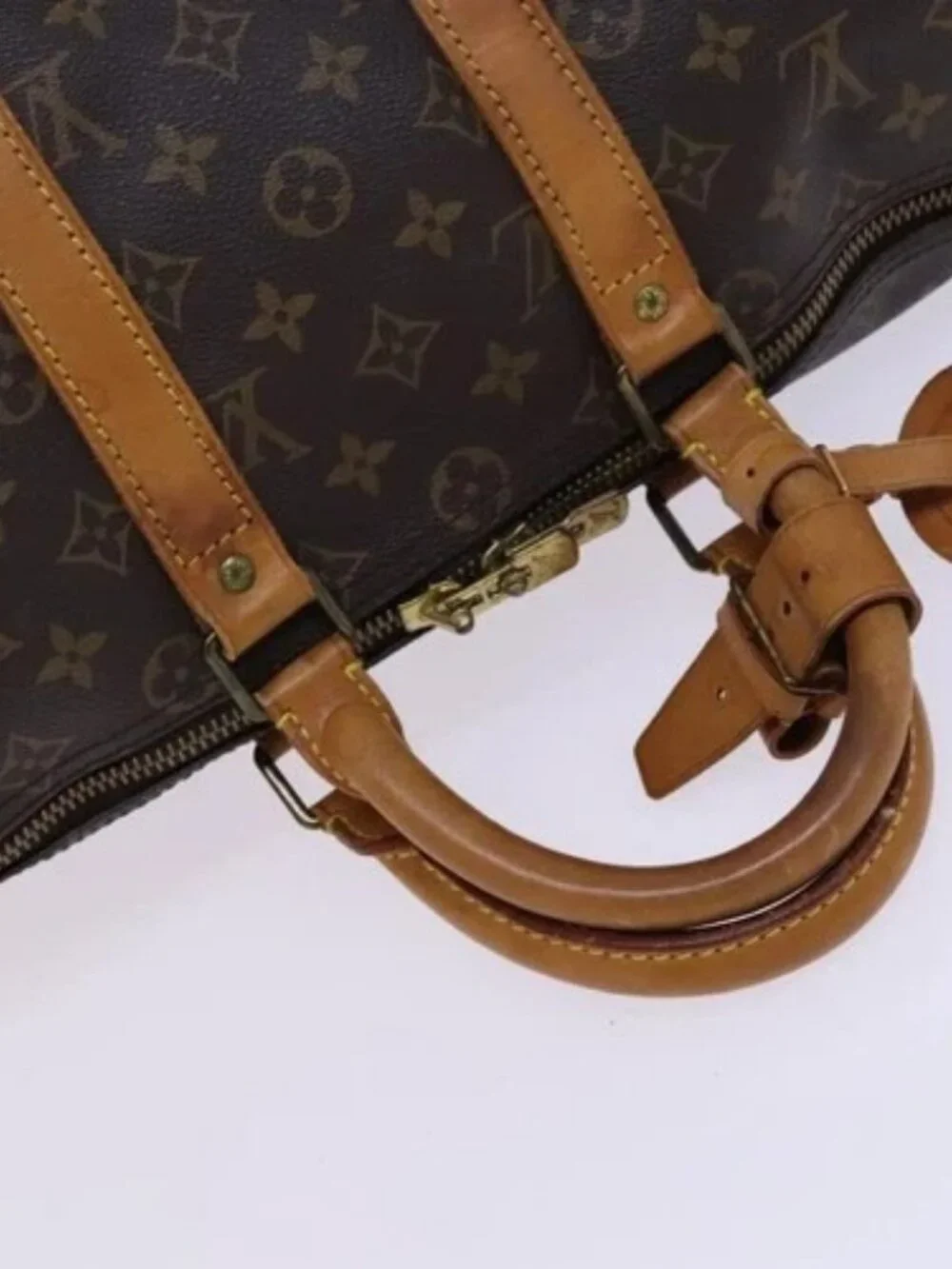 LOUIS VUITTON Monogram Keepall 45 Boston Bag M41428 LV Auth EC160